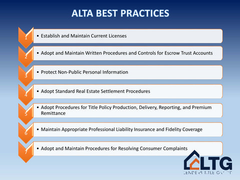 ALTA Best Practices