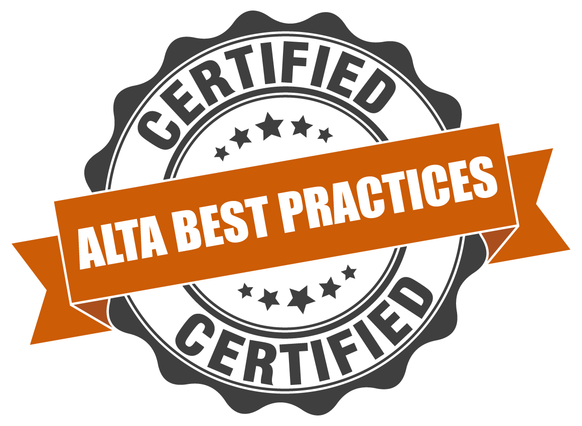 ALTA American Lenders Title Association Best Practices Certified